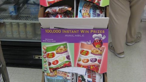 Jelly Belly Sweeps Shipper