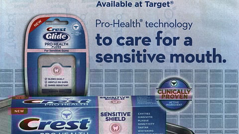 Crest Target 'Sensitive Mouth' FSI
