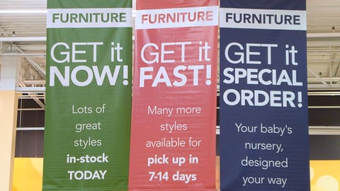 Babies "R" Us Furniture Banners