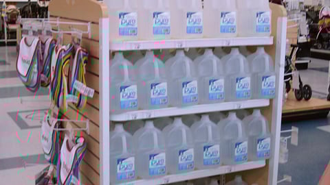 Gerber Pure Water Floor Display