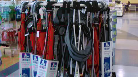 Umbrella Stroller Rack