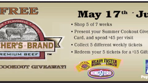 Food Lion Summer Cookout Feature