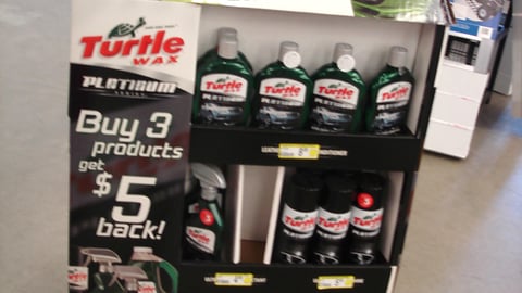 Turtle Wax Pallet Display