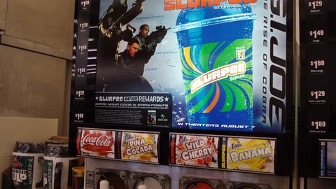 7-Eleven 'G.I. Joe' Slurpee Translite