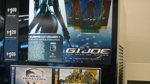 7-Eleven 'G.I. Joe' Slurpee Translite