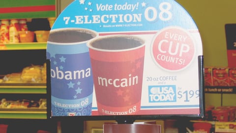 7-Eleven '7-Election' Pole Topper