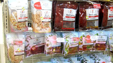 7-Eleven 7-Select Snacks Endcap