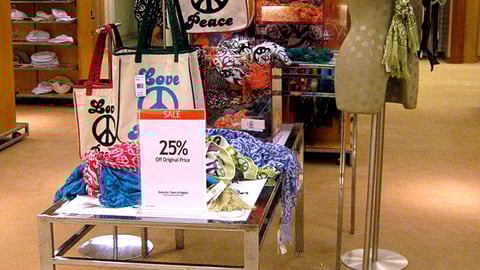 Macy's 'Summer of Love' Accessories Display