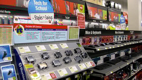 Staples GPS In-Line Display