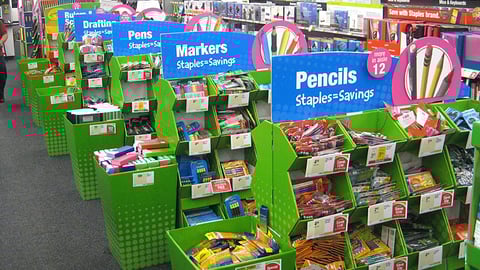 Staples Back-to-School Merchandising