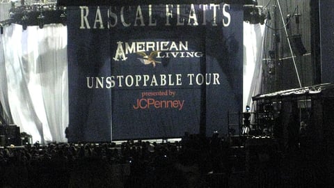 Rascal Flatts American Living 'Unstoppable'  Stage Banner