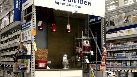 Lowe's 'Creative Ideas' Endcap