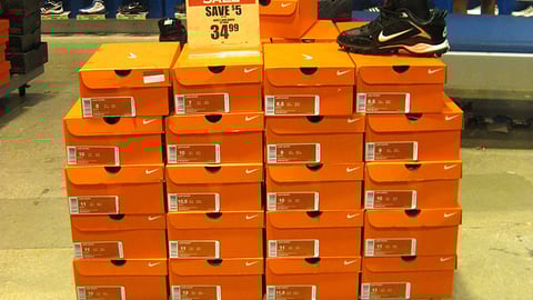 Dick's Nike Footwear Mobile Pallet Display
