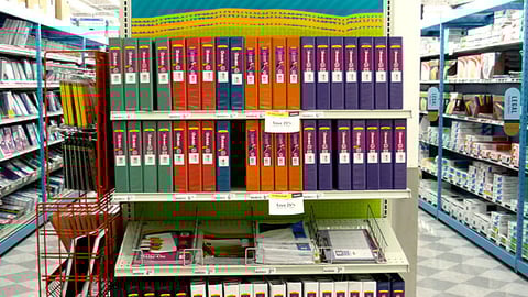 OfficeMax 'Back to School for Pennies' Endcap