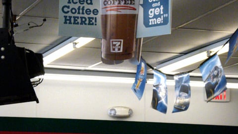 7-Eleven Iced Coffee Ceiling Mobile