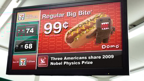 7-Eleven TV Monitor