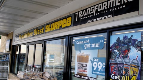 7-Eleven 'Transformers' Outdoor Banner