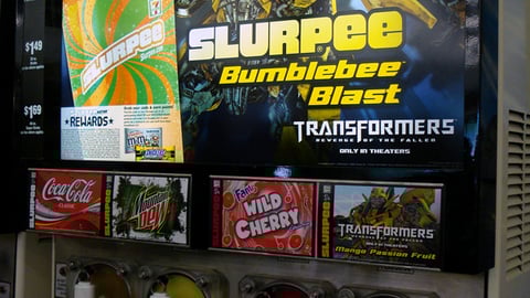 7-Eleven 'Transformers' Slurpee Translite