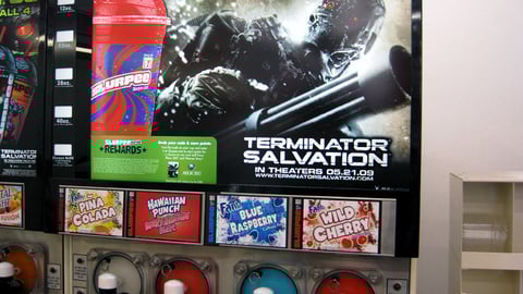 7-Eleven 'Terminator' Slurpee Translite