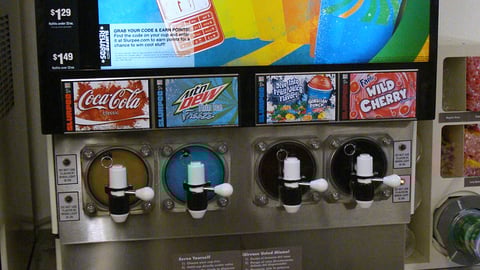 7-Eleven Slurpee 'Text Cup' Translite