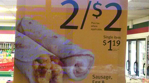 7-Eleven Breakfast Burrito Rollers Poster