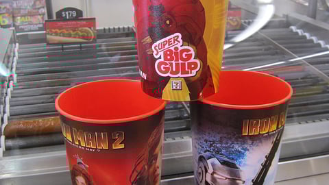 7-Eleven 'Iron Man 2' Big Gulp Cup Merchandising
