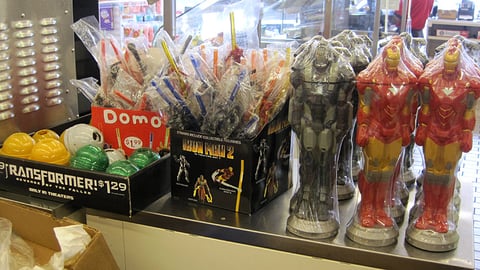 7-Eleven 'Iron Man 2' <br>Lids/Straws/Character Cups Merchandising