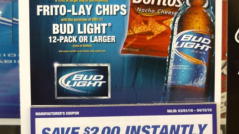 Bud Light Frito-Lay Coupon Tearpad