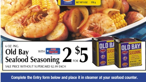 Acme/Old Bay Seasonings Sweepstakes