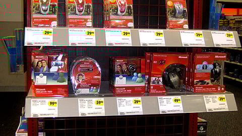 Microsoft 'Which Hue Is You?' Best Buy Endcap