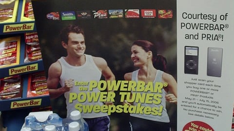 Kroger/PowerBar Sweeps Sign