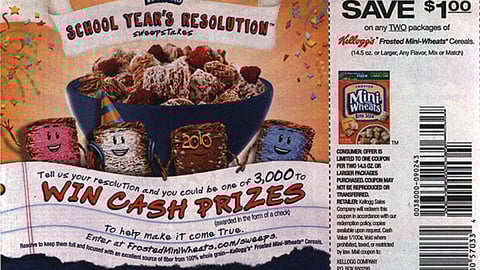 Frosted Mini-Wheats 'School Year's Resolution' Sweeps FSI