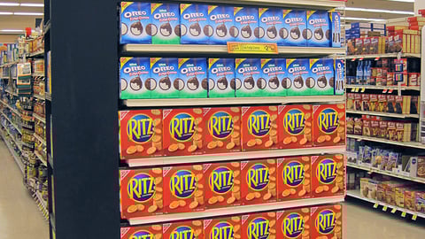 Nabisco Ritz and Oreo Endcap