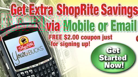 ShopRite 'YourBucks' Home Page Ad