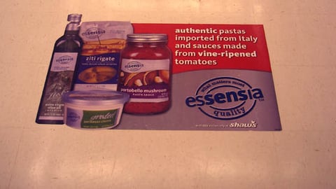 Shaw's Essensia Floor Graphic