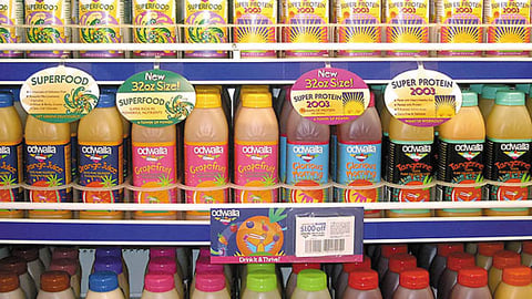 Odwalla Shelf Signage