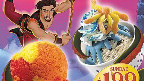 Sinbad Daringly Delicious Sign