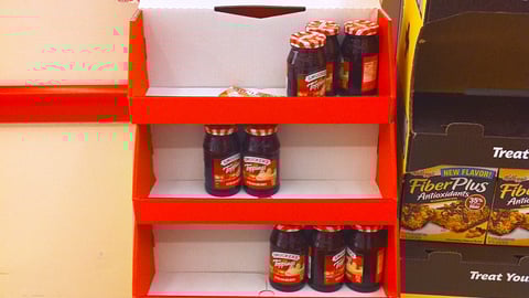 Smucker's Toppings Shipper