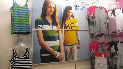 JCPenney 'Get That Look' Wall Sign