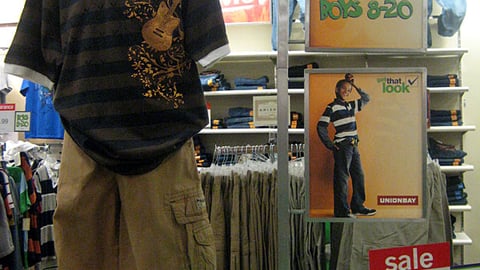 JCPenney 'Get that Look' Unionbay Table Display