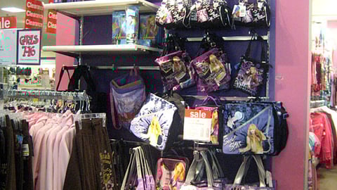 JCPenney Hannah Montana Wall Display