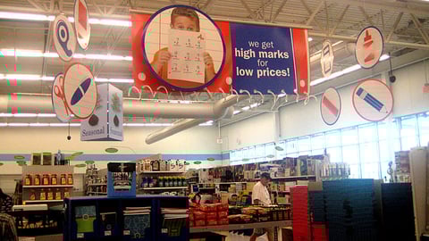 Meijer Back-to-School Ceiling Danglers