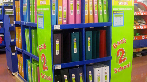 Meijer Back-to-School Binder Pallet