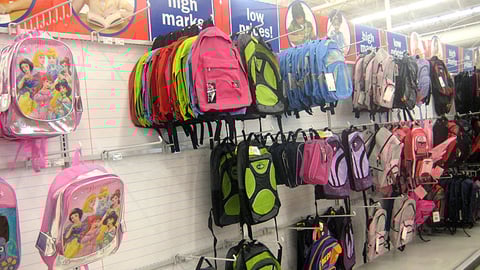 Meijer Back-to-School Backpack Merchandising