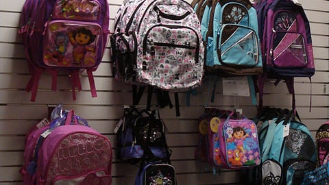 JCPenney 'Back to School' Backpack Display