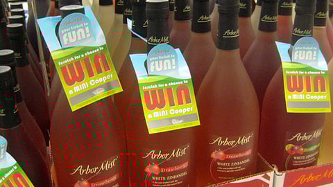 Arbor Mist Scratch & Win Neck Hangers