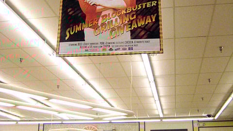 Food Lion Grilling Giveaway Ceiling Banner