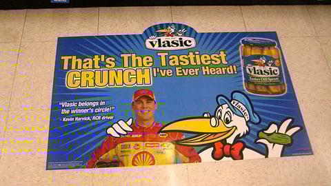 Vlasic 'Tastiest Crunch' Floor Cling