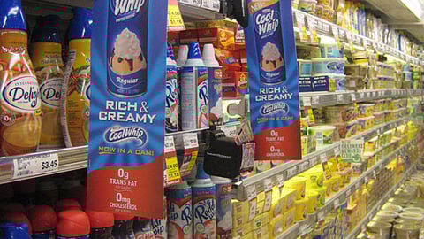 Cool Whip in a Can Shelf Talkers
