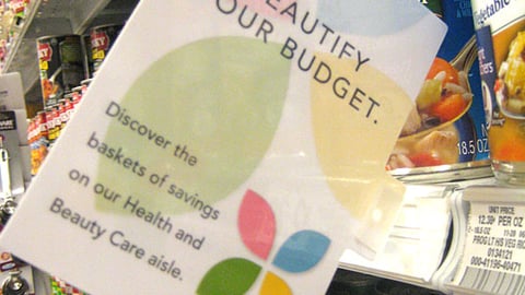 Publix 'Beautify Your Budget' Shelf Talker